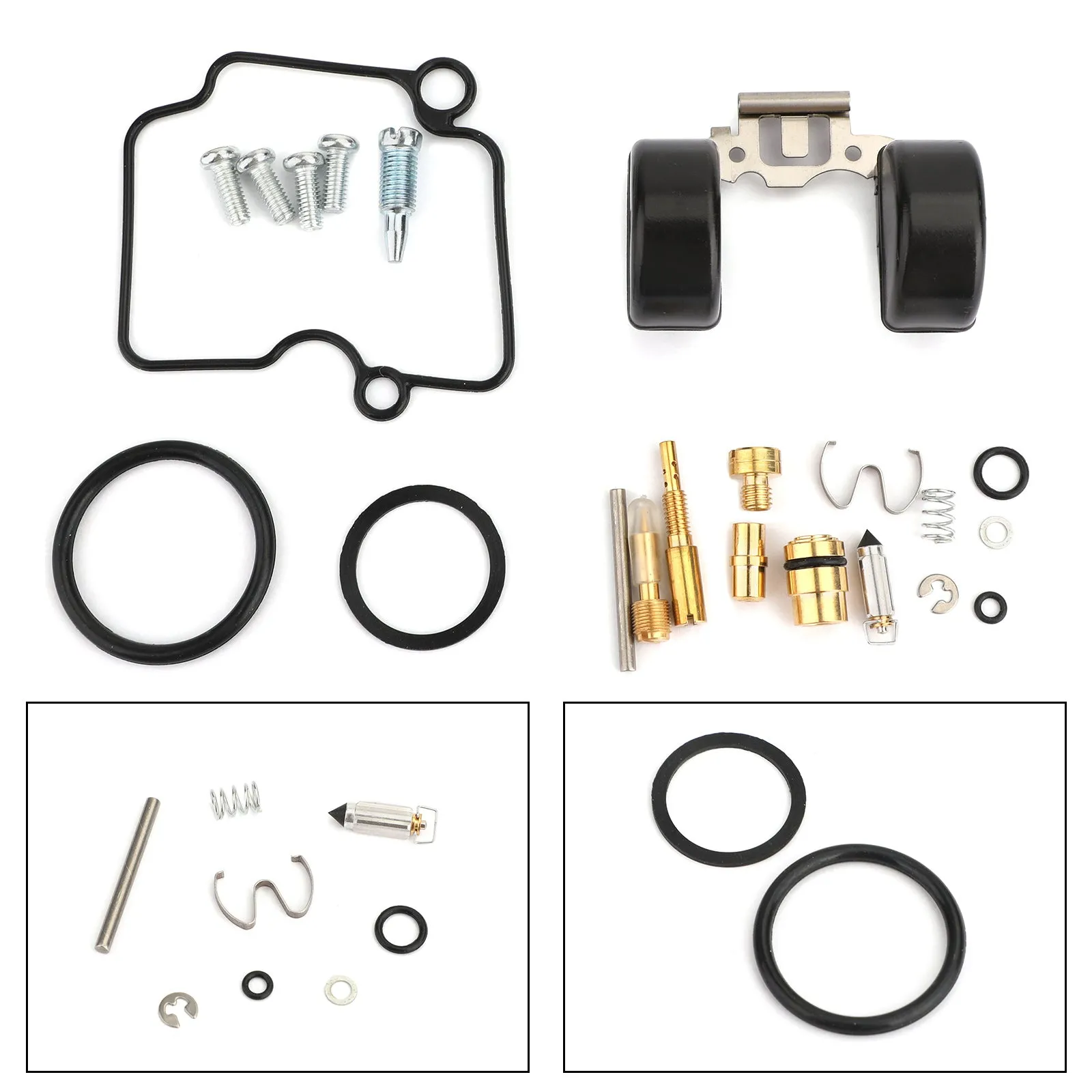 Kit de reparación de carburador de motocicleta para Yamaha YBR125 JYM125 para carburador genérico VM22