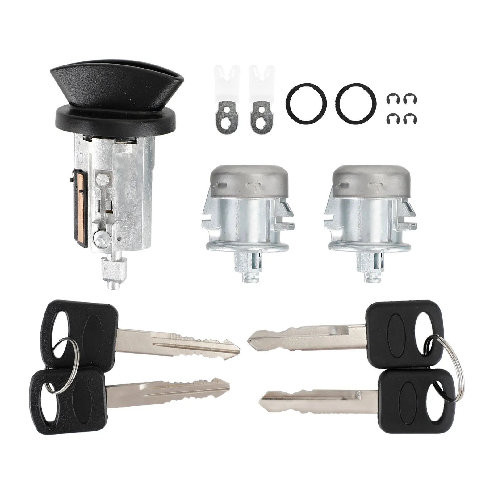 Ford F150 1997-2003 Expedition 1997-2004 Cilindro de encendido y cerradura de puerta con 4 llaves 703362