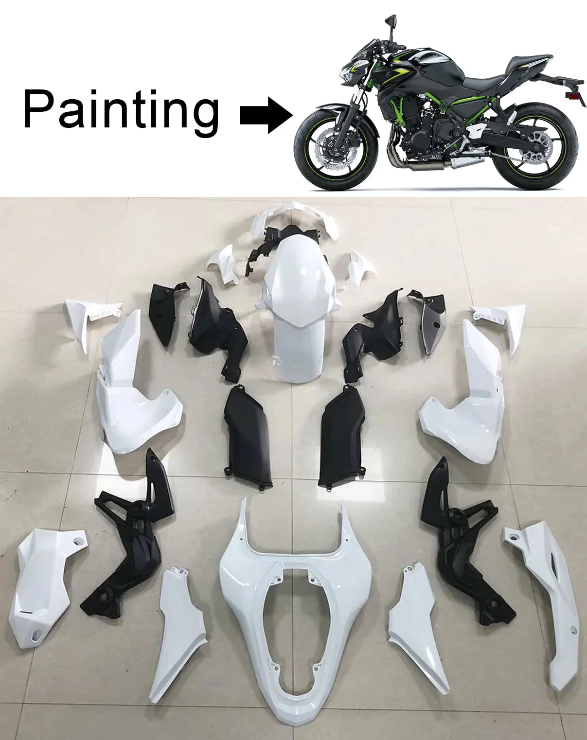 Kit Carenado Amotopart Kawasaki Z900 2020-2021