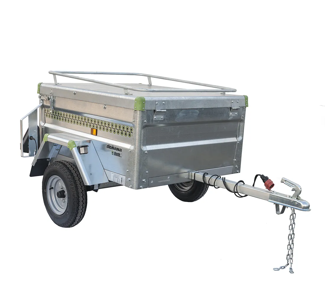 Remolque Doñana Perros Con Tapa Metálica Serie 2000 - Remolque De Carga Galvanizado