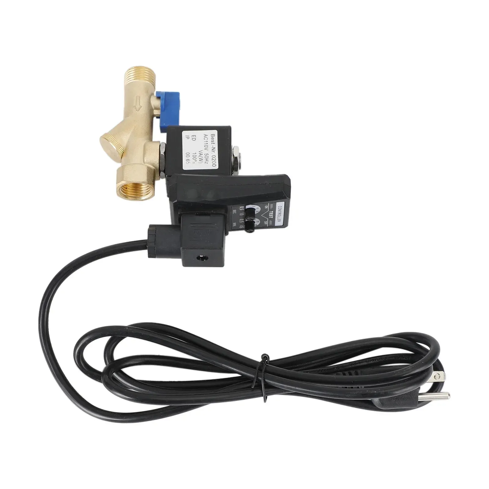 Compresor de aire temporizado electrónico automático AC110V válvula de drenaje automática de 1/2"