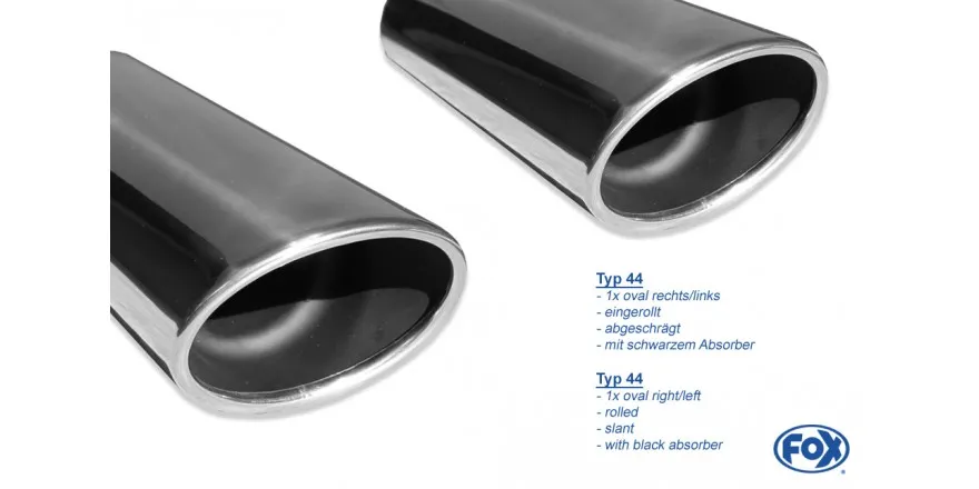 Opel Insignia A - Escape trasero FOX 4x4 Sports Tourer derecho / izquierdo - 140x90 tipo 44 derecho / izquierdo