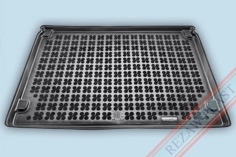 Alfombra / Cubeta De Maletero En Goma Negra Peugeot Partner 5 Plazas - Desde  2008