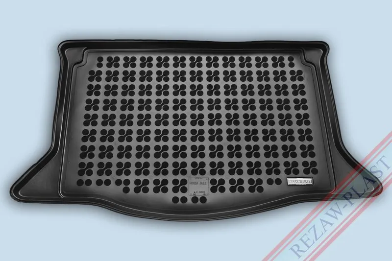 Alfombra / Cubeta De Maletero En Goma Negra Honda Jazz - 2008 2012