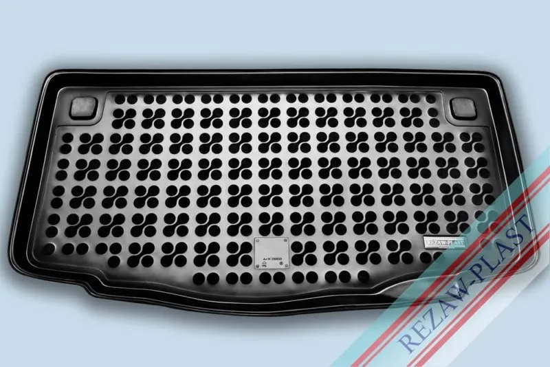 Alfombra / Cubeta De Maletero En Goma Negra Hyundai I10 Hb - Desde 2014