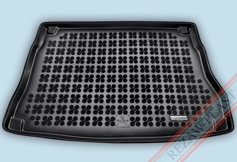 Alfombra / Cubeta De Maletero En Goma Negra Kia Pro_Cee'd Hatchback 3p - 2007 - 2012