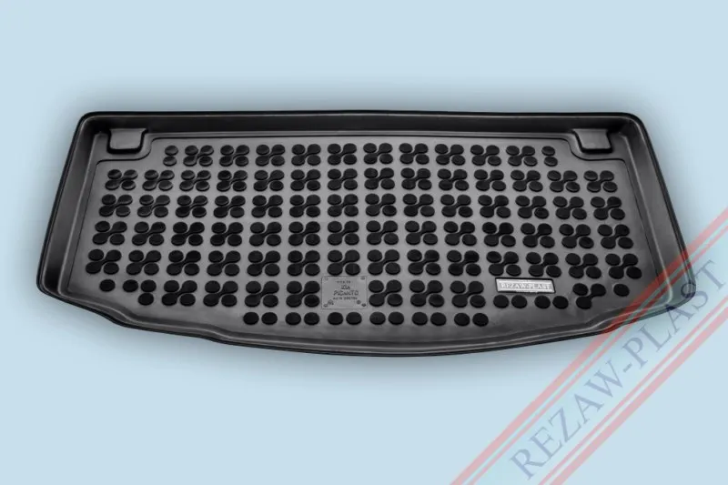 Alfombra / Cubeta De Maletero En Goma Negra Kia Picanto - Desde  2011