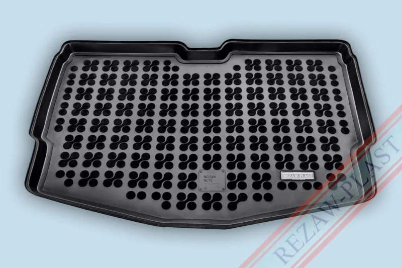 Alfombra / Cubeta De Maletero En Goma Negra Nissan Note Suelo Bajo - Desde 2013