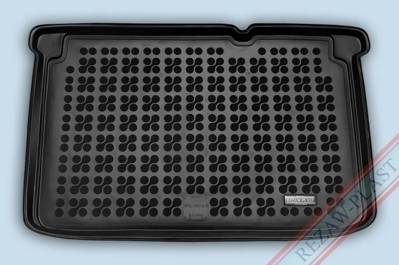 Alfombra / Cubeta De Maletero En Goma Negra Opel Corsa D Suelo Bajo Del Maletero - Desde 2006