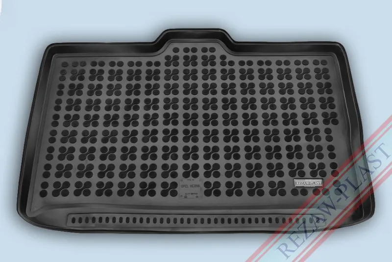 Alfombra / Cubeta De Maletero En Goma Negra Opel Meriva Suelo Alto, Versión Con Asientos Traseros Correderos - Desde 2014