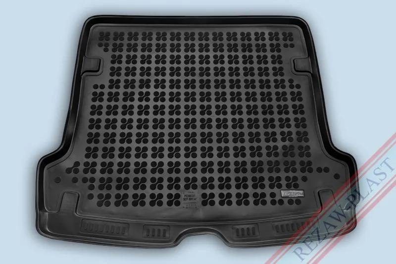 Alfombra / Cubeta De Maletero En Goma Negra Peugeot 307 Break - 2001 - 2007