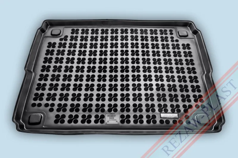 Alfombra / Cubeta De Maletero En Goma Negra Peugeot 3008 - Desde  2009