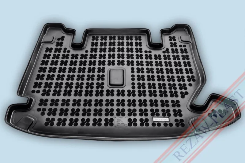 Alfombra / Cubeta De Maletero En Goma Negra Renault Dacia Lodgy 7 Plazas - Desde 2012