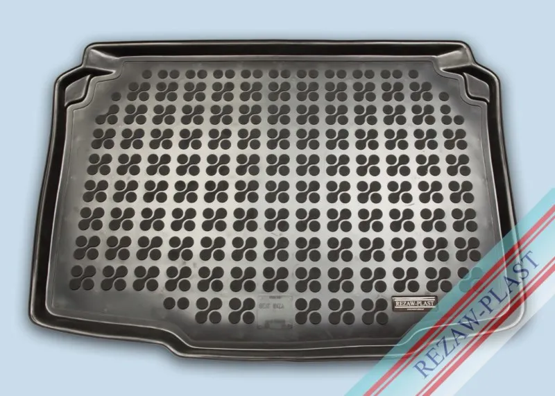 Alfombra / Cubeta De Maletero En Goma Negra Seat Ibiza 5 Puertas - Desde 2008