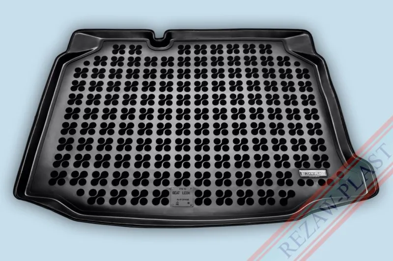 Alfombra / Cubeta De Maletero En Goma Negra Seat Leon - Desde 2013