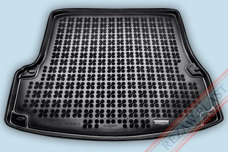 Alfombra / Cubeta De Maletero En Goma Negra Skoda Octavia Ii Hatchback/Sedan -  2004  2013