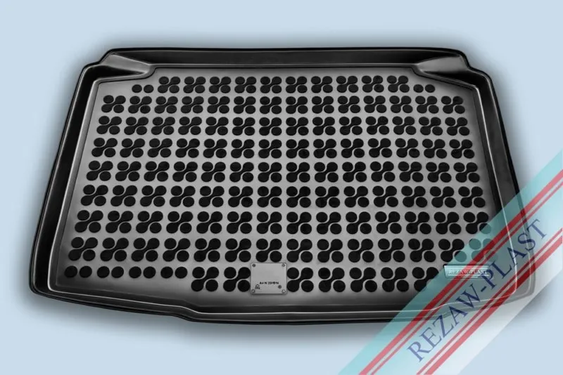 Alfombra / Cubeta De Maletero En Goma Negra Skoda Fabia Hatchback - Desde  2007