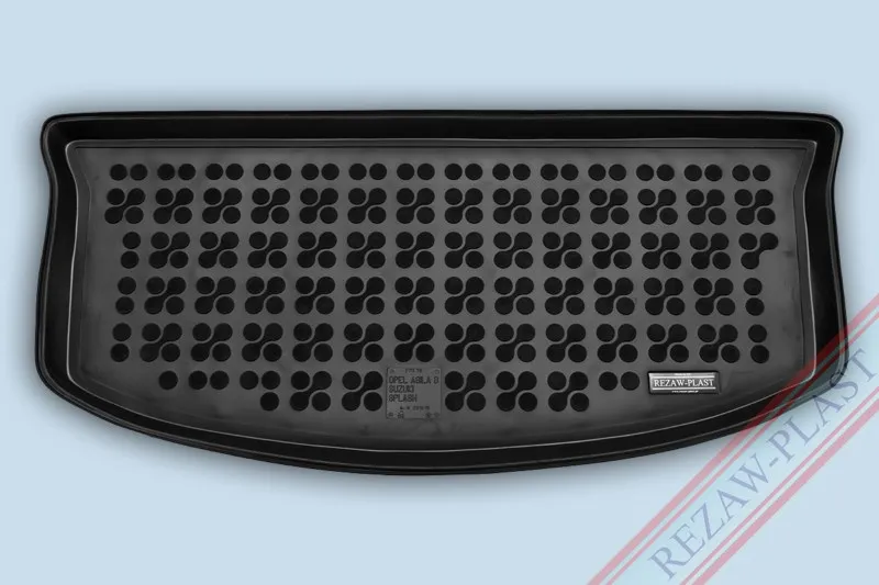 Alfombra / Cubeta De Maletero En Goma Negra Opel Agila B - 04/2008 - 2014