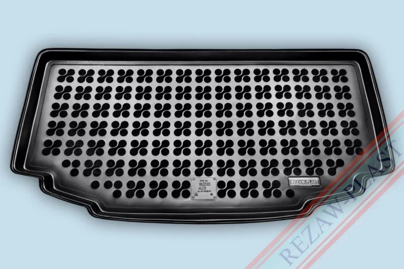 Alfombra / Cubeta De Maletero En Goma Negra Suzuki Alto - Desde 2010