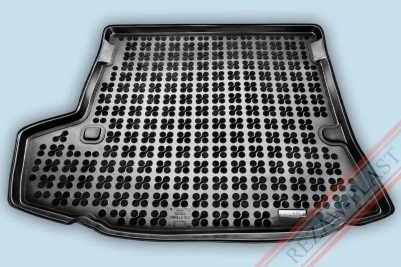Alfombra / Cubeta De Maletero En Goma Negra Toyota Corolla Sedan - 2007 - 2013