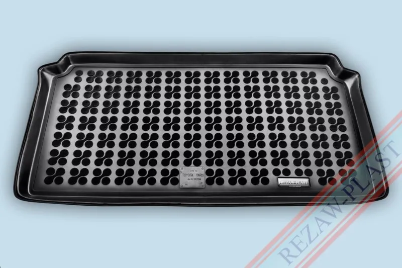 Alfombra / Cubeta De Maletero En Goma Negra Toyota Yaris - 2008 - 2011