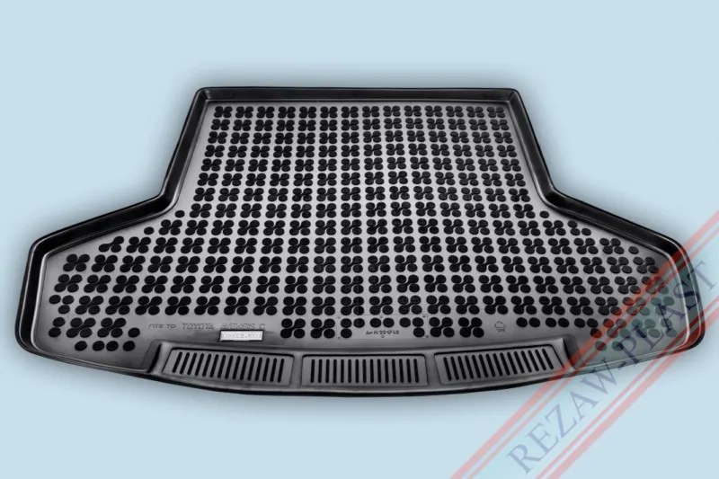 Alfombra / Cubeta De Maletero En Goma Negra Toyota Avensis Iii Wagon Versión Con Nichos Laterales - Desde  2009