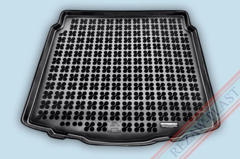 Alfombra / Cubeta De Maletero En Goma Negra Toyota Auris Wagon Version Premium Con Pack Comfort -Suelo Bajo - Desde 2013