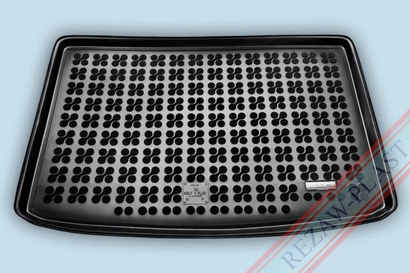 Alfombra / Cubeta De Maletero En Goma Negra Vw Golf V Plus - 2004 2014
