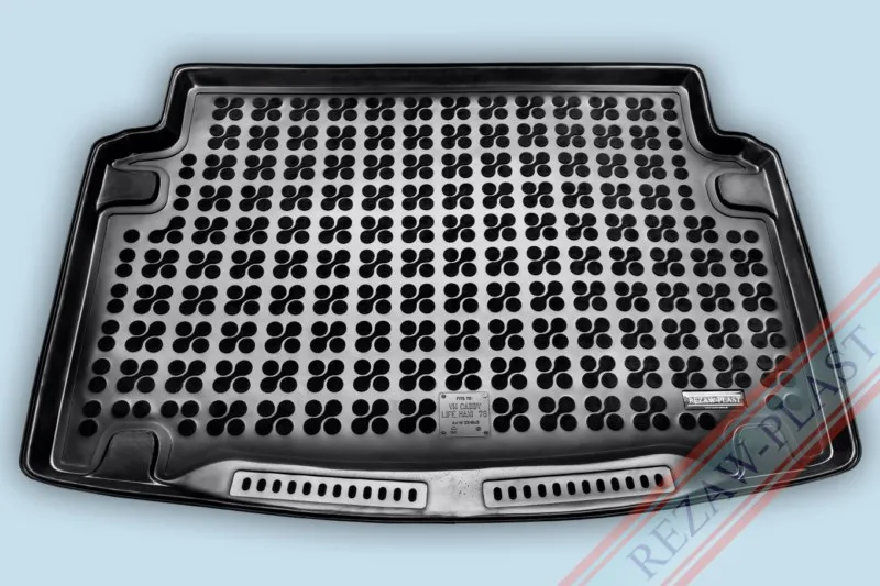 Alfombra / Cubeta De Maletero En Goma Negra Vw Caddy Life Maxi 7 Plazas - Desde 2008