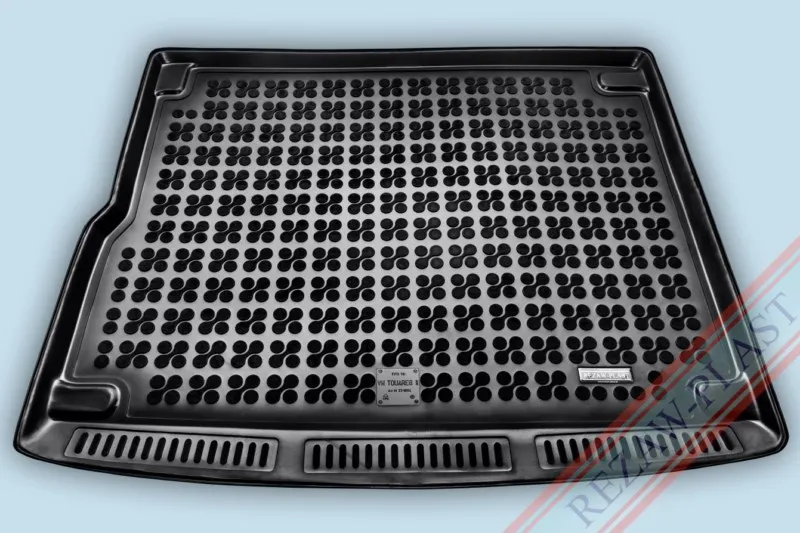 Alfombra / Cubeta De Maletero En Goma Negra Vw Touareg 5 Plazas - Desde  2010