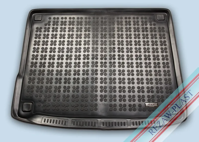 Alfombra / Cubeta De Maletero En Goma Negra Vw Touareg Facelift 5 Plazas - Desde  2014