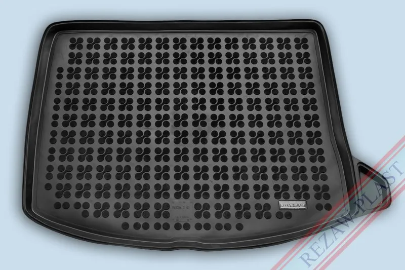 Alfombra / Cubeta De Maletero En Goma Negra Mazda 3 Hatchback Rueda Repuesto Normal - 2003  2009