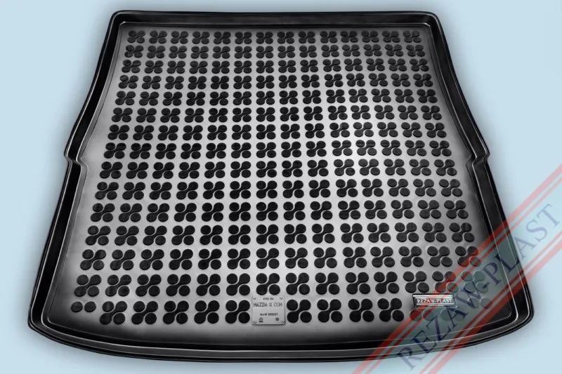 Alfombra / Cubeta De Maletero En Goma Negra Mazda 6 Station Wagon - Desde 2012