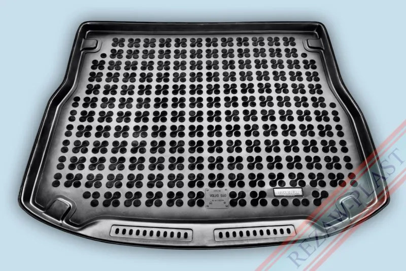 Alfombra / Cubeta De Maletero En Goma Negra Volvo S40 Sedan Facelift - Desde 2007