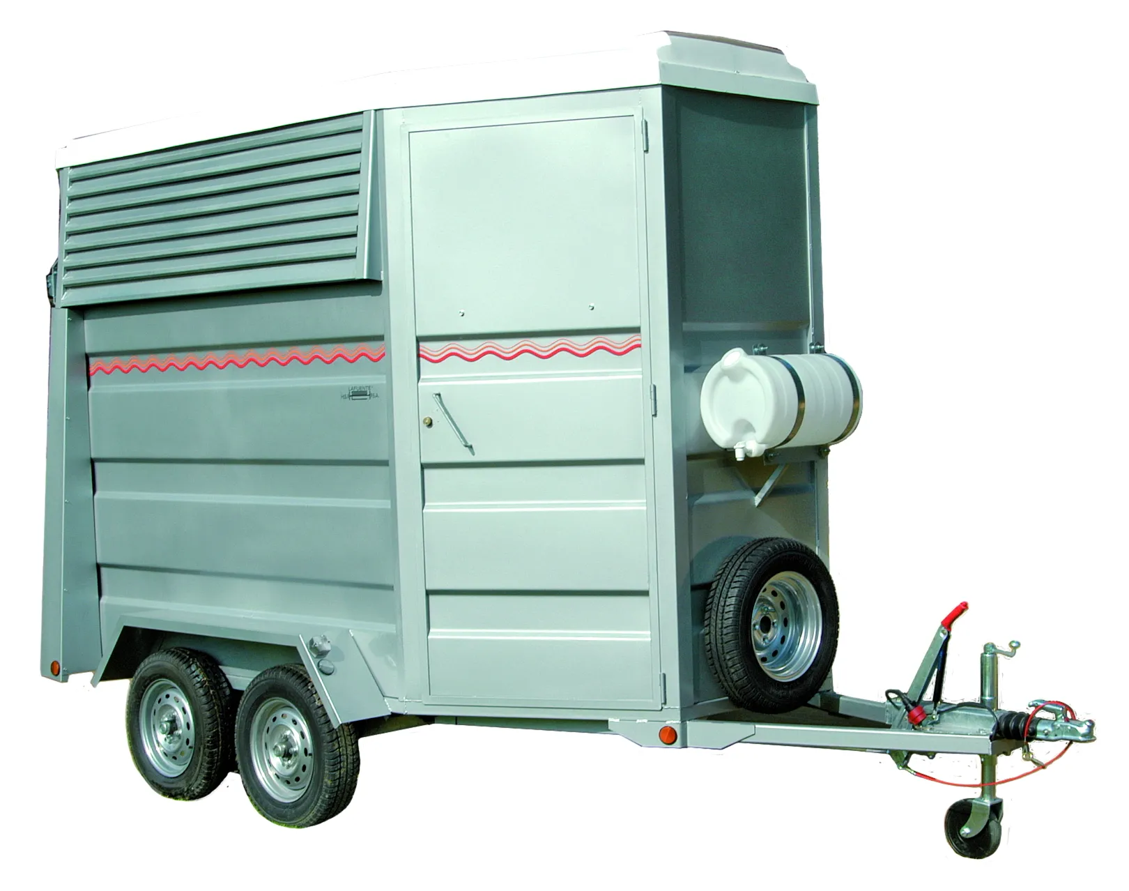 Remolque Ecuestre 2 Caballos 1.600 Kg (Chapa) Serie Ecuestre Y Plataformas - Remolques Para Caballos