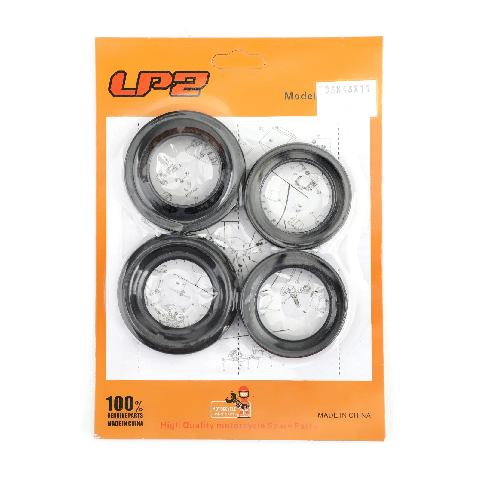 Kit de sello de horquilla y polvo para Kawasaki KLX140L KLF150 KLX125C KX65 00-18 92049-1524 genérico