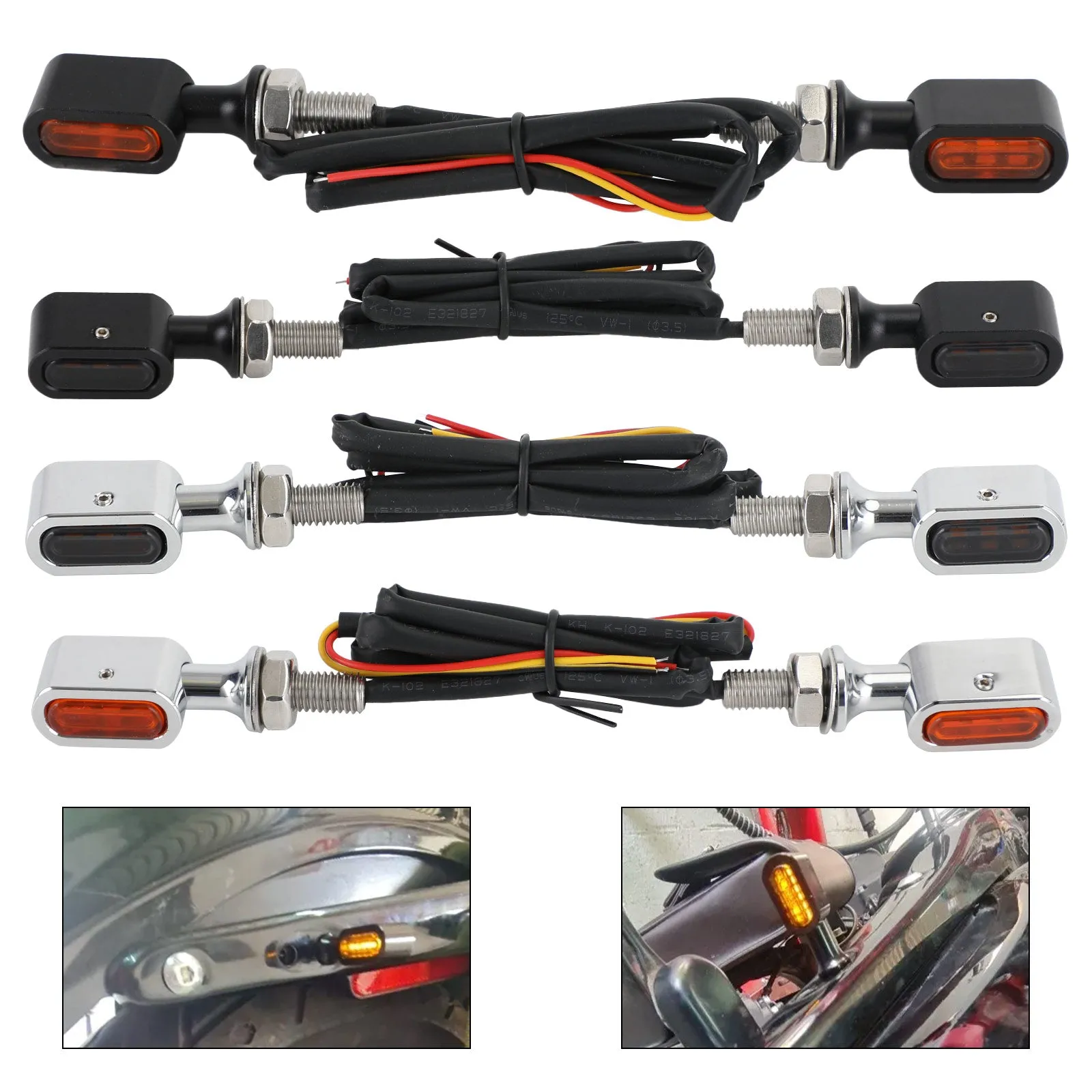 LED MINI SEÑAL DE TIGN DE LED PARA SPORTSTER TOURING DYNA Softail
