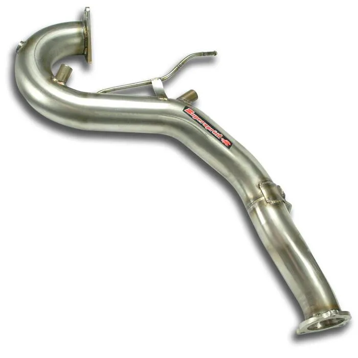 Turbo Downpipe (Reemplaza Dpf) Con Tapones Para Los Racores De Presión + Sensores De O2 Versión "Largo" - Compruebe La Parte Oem