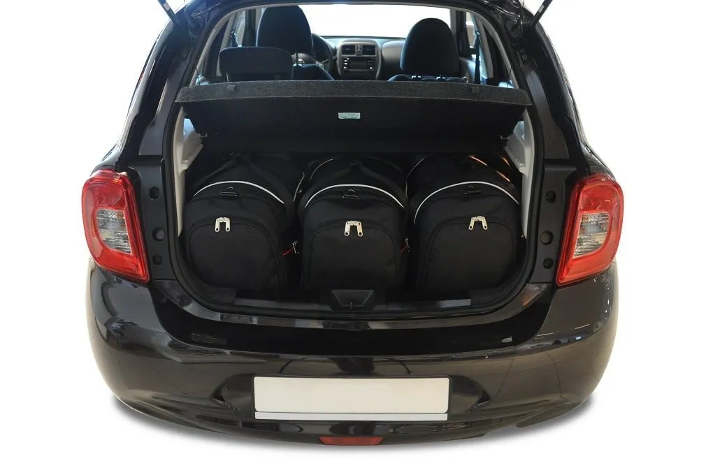 MALETAS ESPECIFICAS PARA NISSAN MICRA 2010-2017 CONJUNTO DE BOLSAS DE COCHE 3 UNIDADES