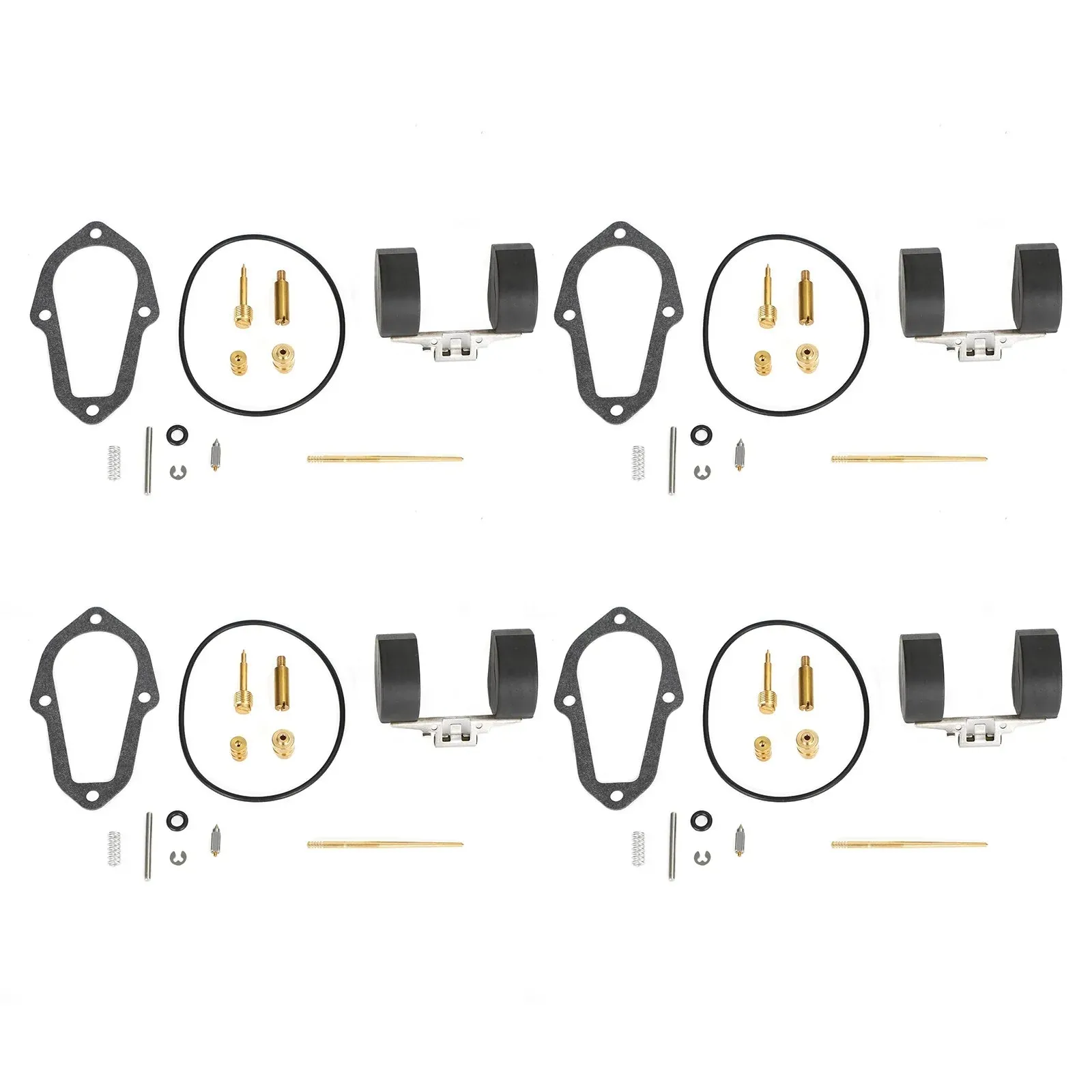 Kit de reparación de carburador 4X para Honda XL250 Motosport 250 1972-1975 Genérico