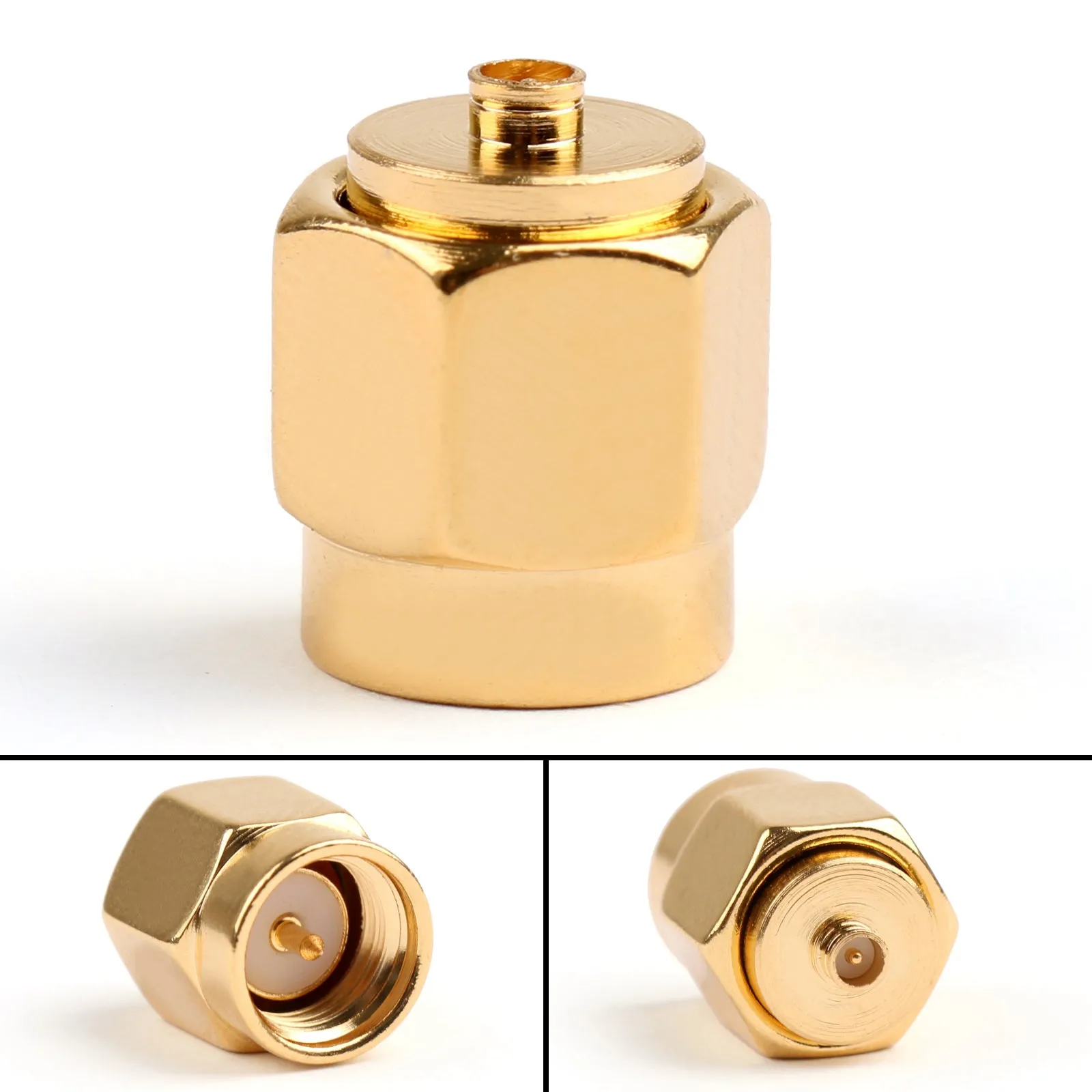 10 Uds SMA macho a IPX U.fl macho conector adaptador RF recto