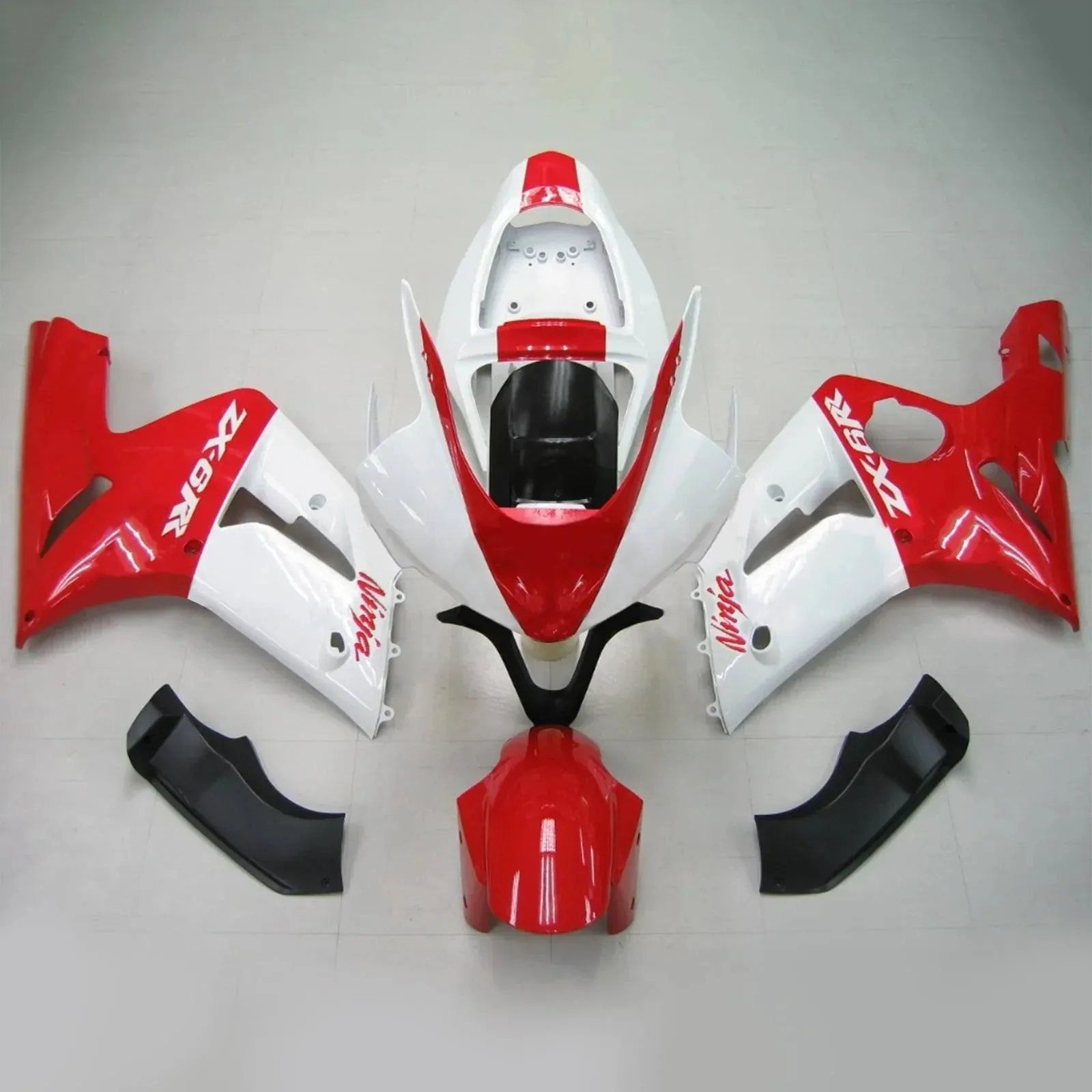 Kit de carenado Amotopart para Kawasaki ZX6R 636 2003-2004 Genérico