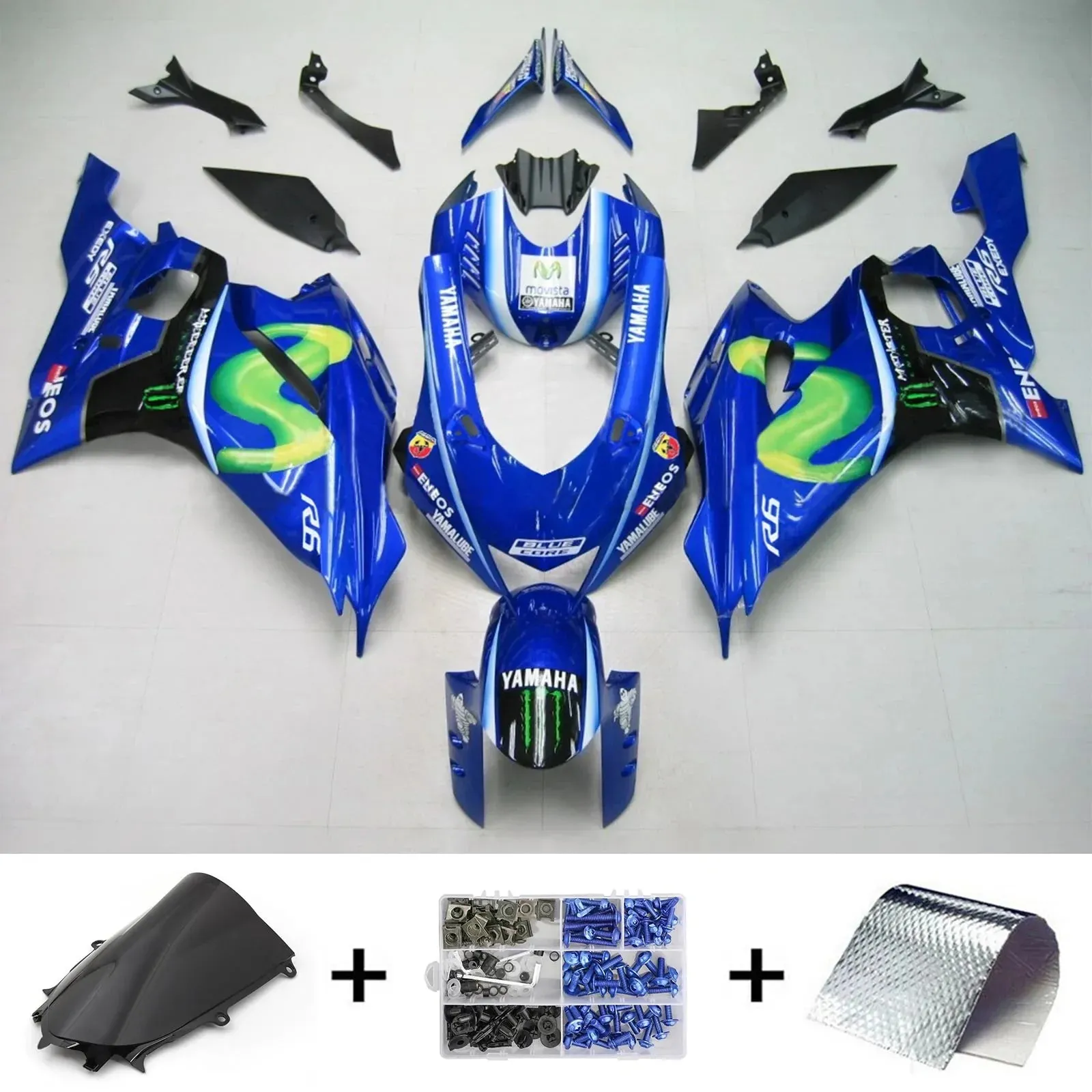 Kit de carenado Amotopart para Yamaha YZF 600 R6 2017-2020 genérico