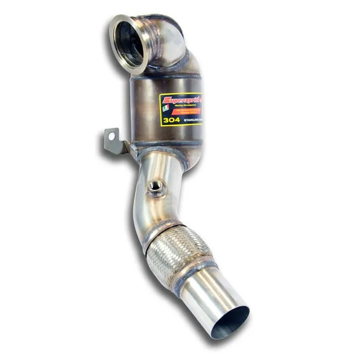 Turbo Downpipe Kit + Catalizador Metalico 200 Cpsi - Audi S1 Quattro 3 Puertas / Sportback 2.0 Tfsi (231 Cv) '2014 -> (ø70mm) (W