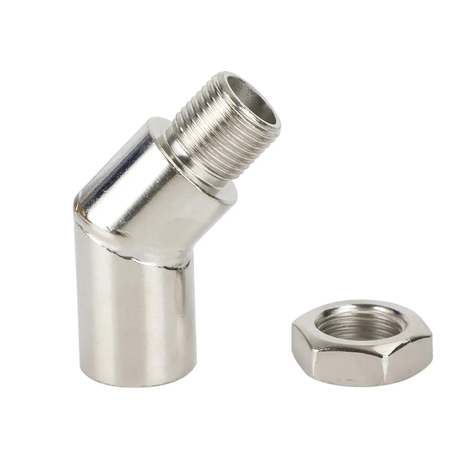 Convertidor catalítico M18 X 1,5, adaptador espaciador extensor de Sensor de oxígeno CEL de 135 grados