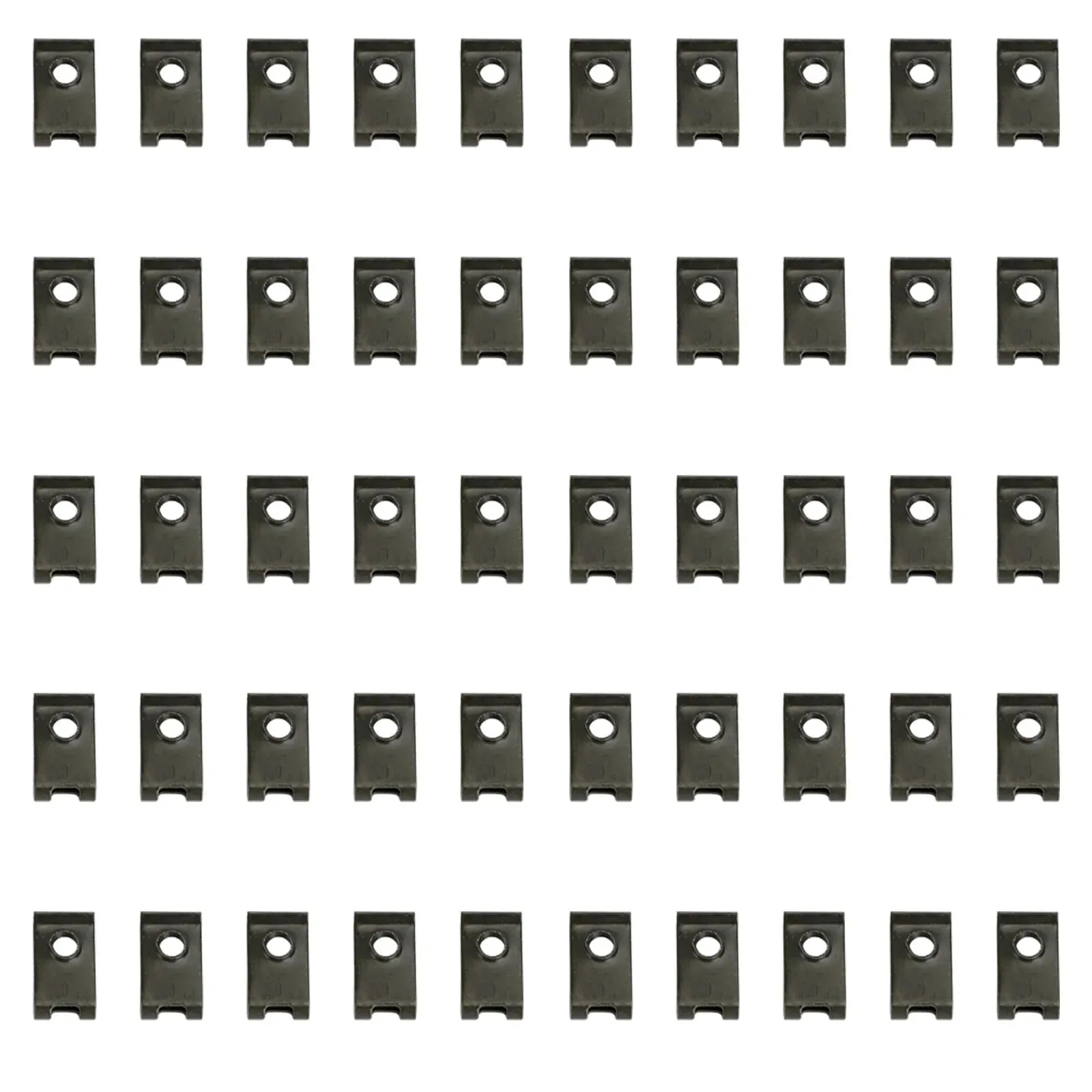 50x tuerca de perno de carenado de motocicleta Clip de tornillo Chapado en Zinc Speedclips 5mm para Honda genérico