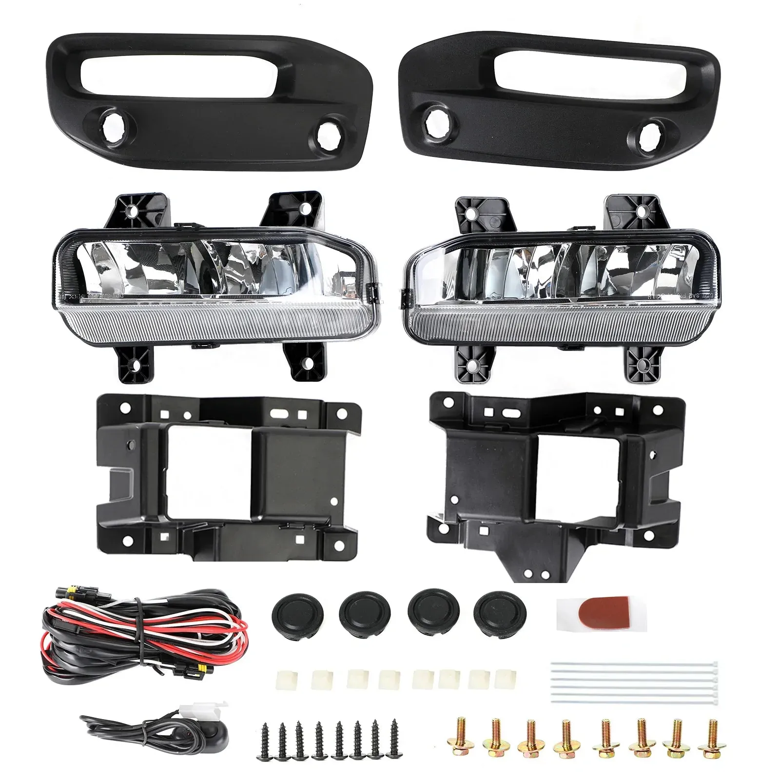2019-2021 Dodge Ram 2500 3500 LED luces antiniebla delanteras soporte interruptor de cables