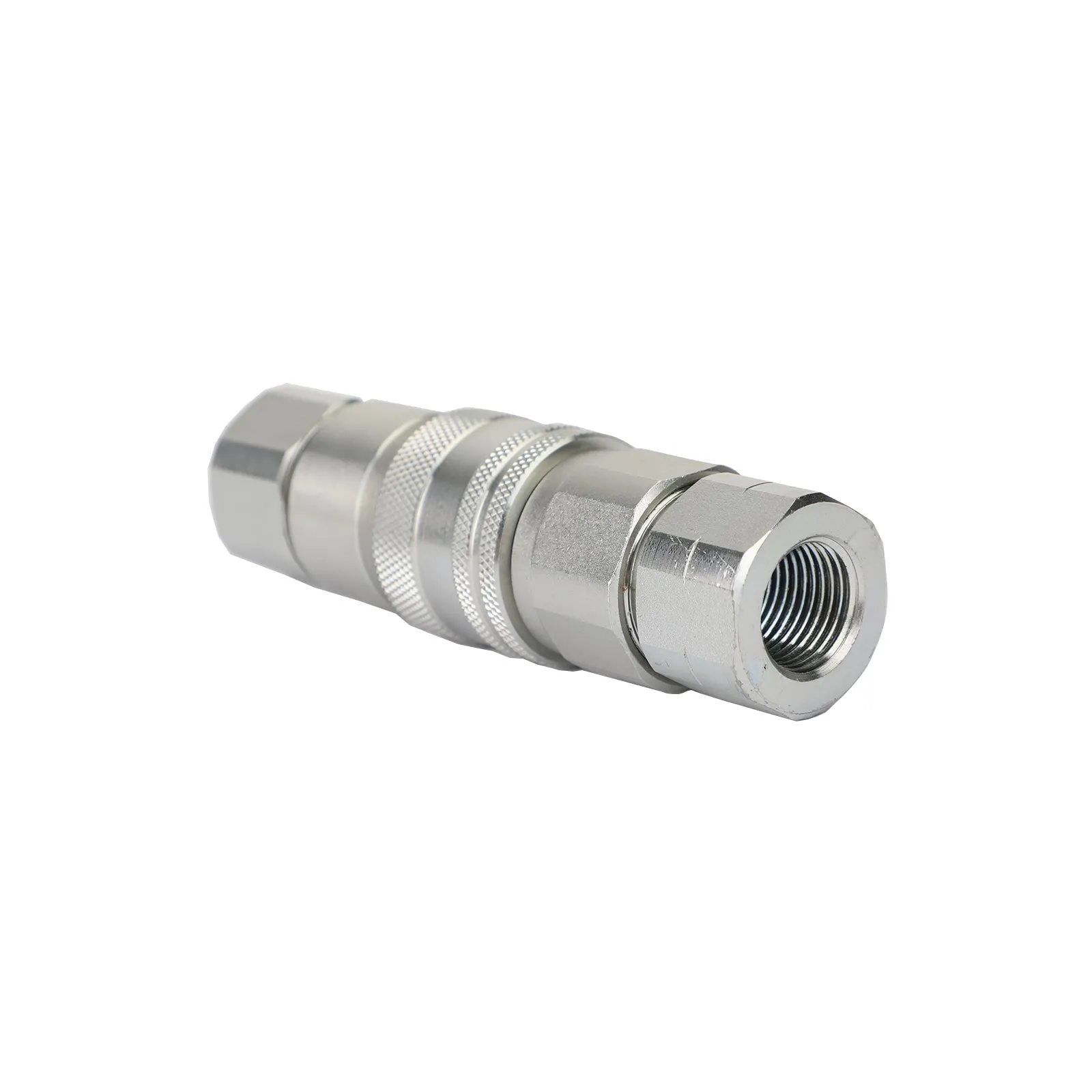 Minicargador hidráulico de acoplador rápido de cara plana NPT de 1/2" para Bobcat ISO 16028