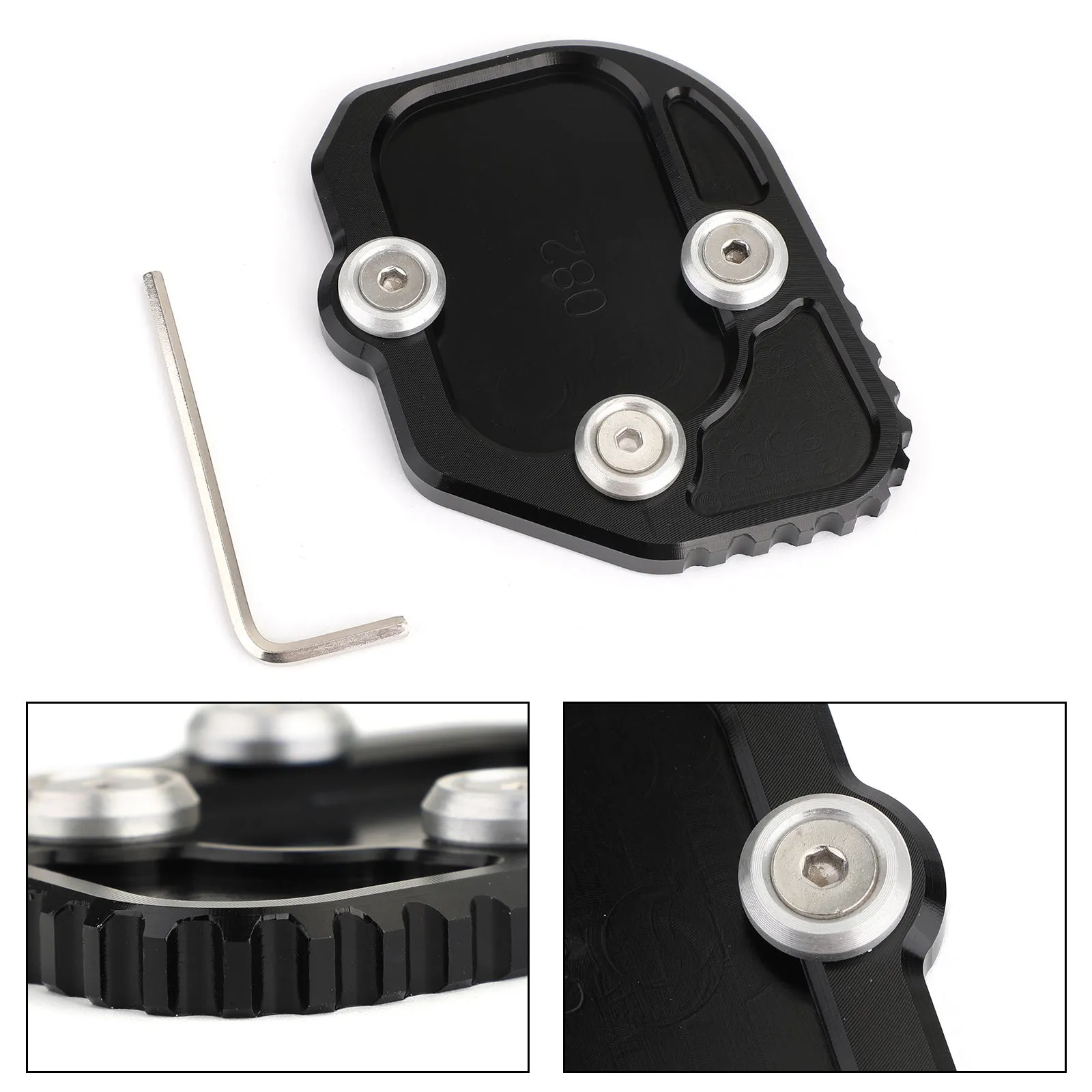 Soporte lateral para ampliar placa para BMW C400X C400GT 2019 2020 2021 genérico