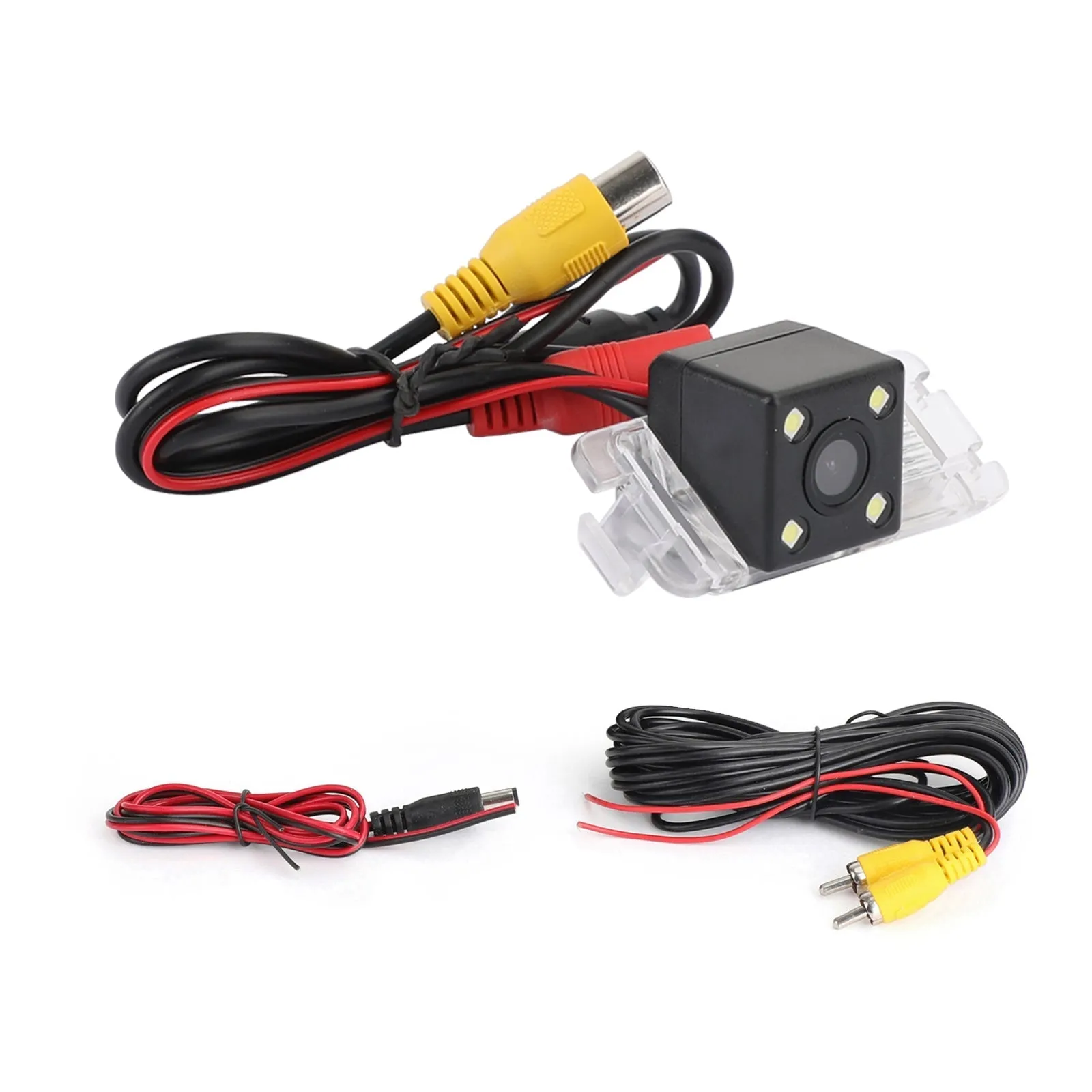 Cámara de visión trasera de coche 4LED compatible con FORD MONDEO/FIESTA/FOCUS HATCHBACK/S-Max
